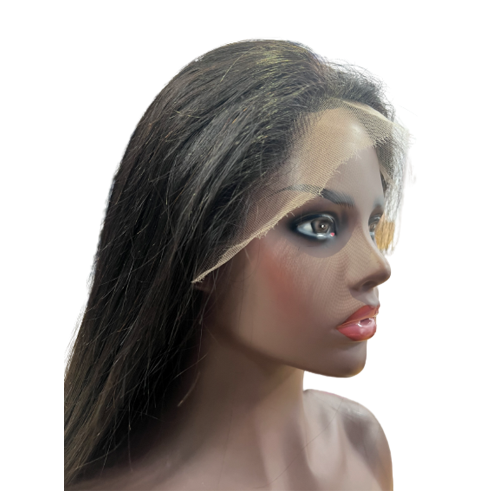 Straight HD Full Frontal 13*4 Lace Wig Naturlal Black